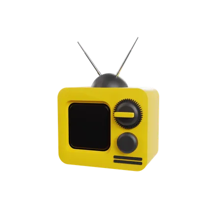 Télé rétro  3D Icon