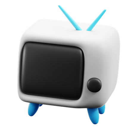 Televisão retrô  3D Icon