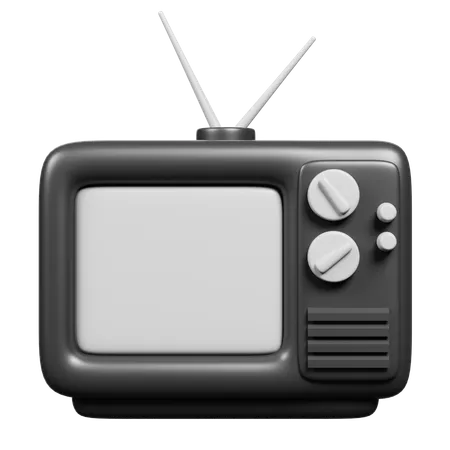 Retro tv  3D Icon