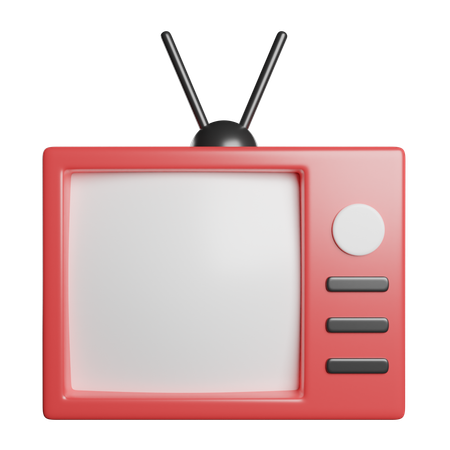 Retro Tv  3D Icon