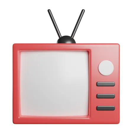 Retro Tv  3D Icon