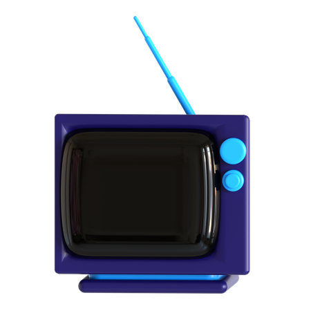 Retro Tv  3D Icon