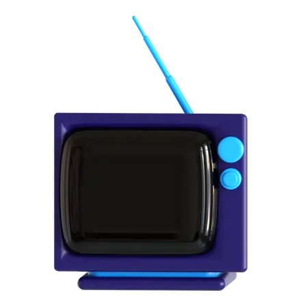 Retro Tv  3D Icon