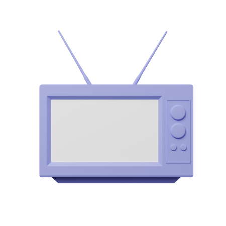 Retro TV  3D Illustration