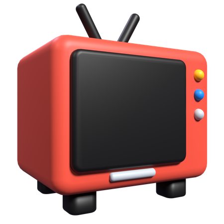 Retro Tv  3D Illustration