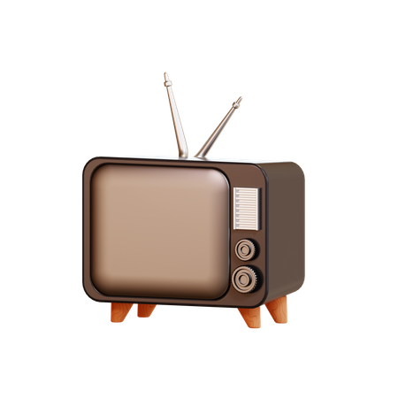 Retro Tv  3D Illustration