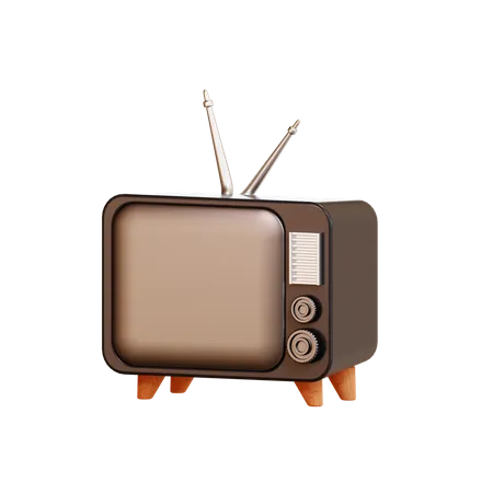 Retro Tv  3D Illustration