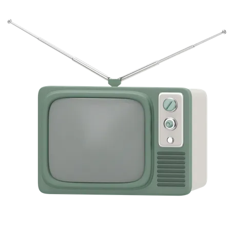 Retro Tv 3D Icon