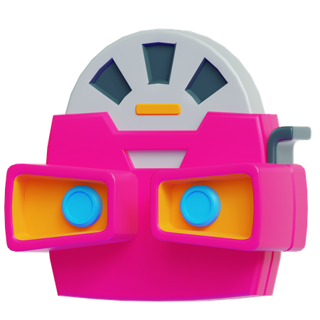 RETRO VIEW MASTER  3D Icon