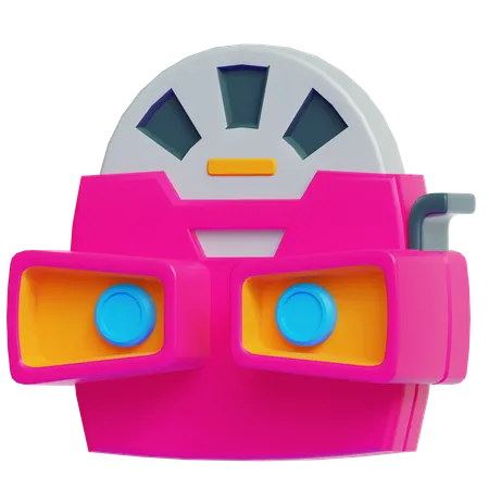 RETRO VIEW MASTER  3D Icon