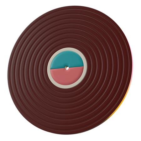 Vinil retrô  3D Icon