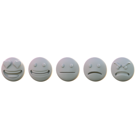Rétroaction émotionnelle  3D Icon