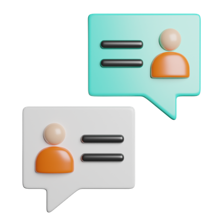 Comentario  3D Icon