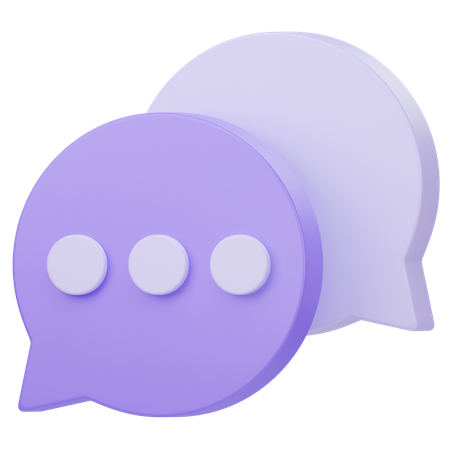 Comentario  3D Icon