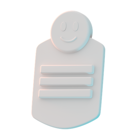 Comentario  3D Icon