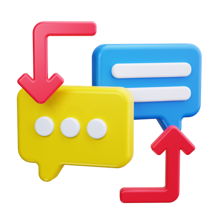 Comentario  3D Icon