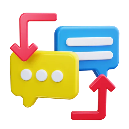 Comentario  3D Icon