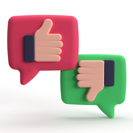 Comentario  3D Icon