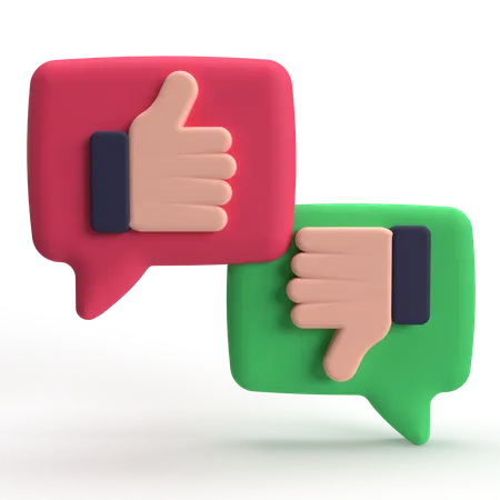 Comentario  3D Icon