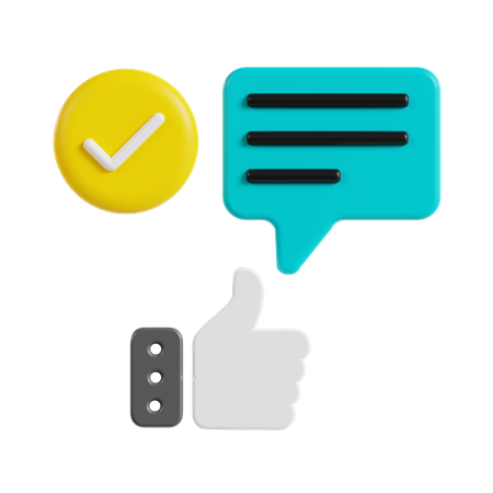 Comentario  3D Icon