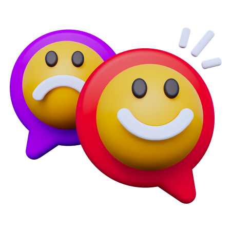 Emoticono de retroalimentación  3D Icon