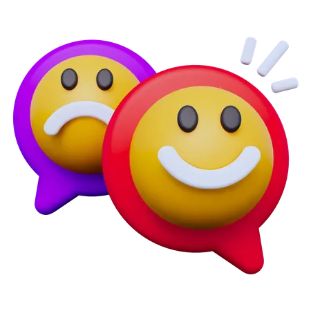 Emoticono de retroalimentación  3D Icon