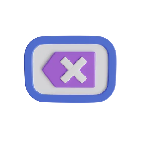 Retroceso  3D Icon