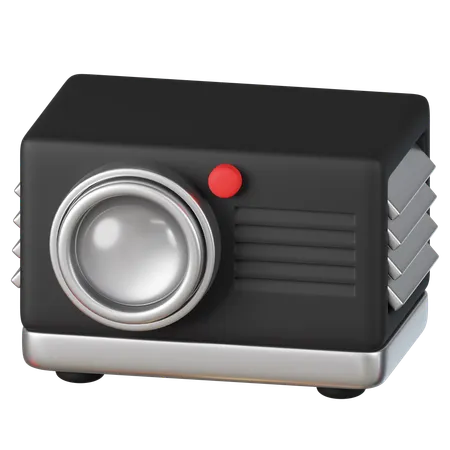 Proyector retro  3D Icon