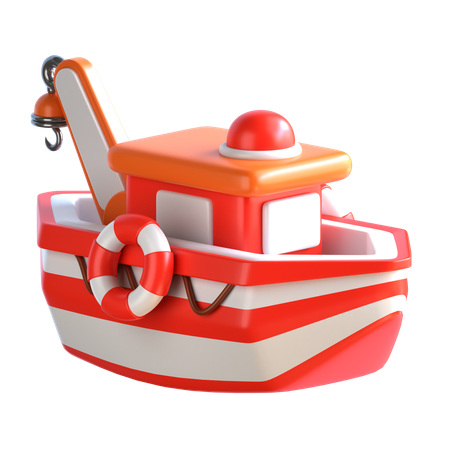 Rettungsboot  3D Icon