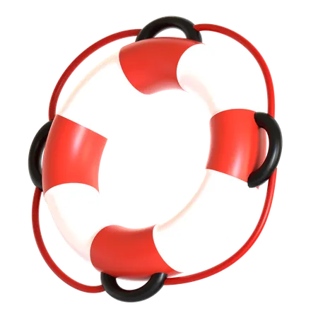 Rettungsring Notfall  3D Icon