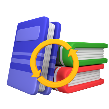 Return Book  3D Icon