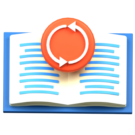 Return Book  3D Icon