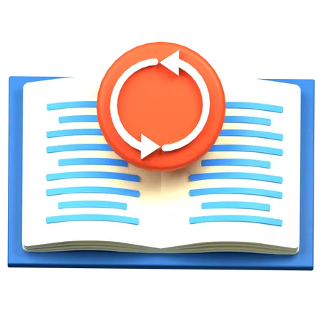 Return Book  3D Icon