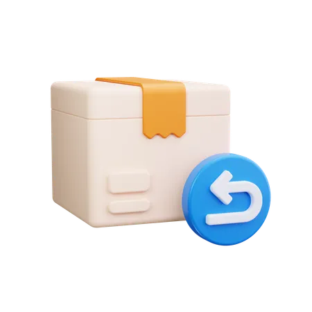 반품 상자  3D Icon