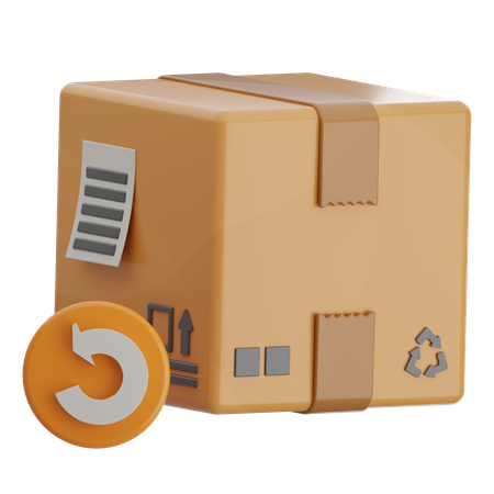 Return Box  3D Icon