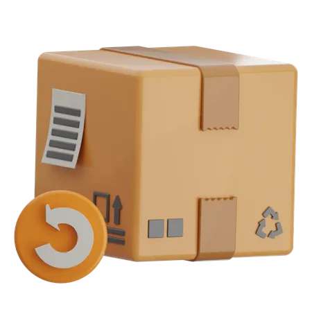 Return Box  3D Icon