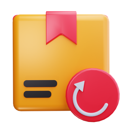 Return Box  3D Icon