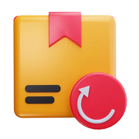 Return Box  3D Icon