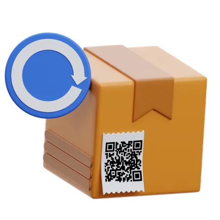 Return Box  3D Icon