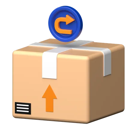 Return Box  3D Icon