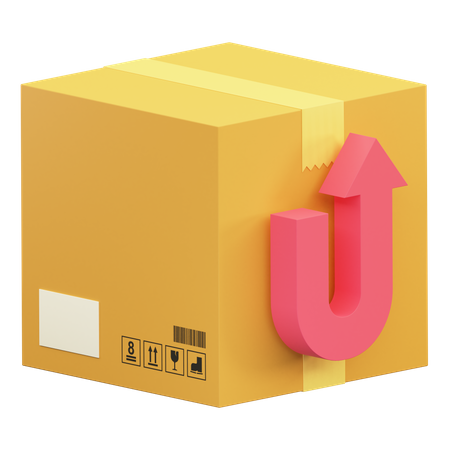 Return Box  3D Icon