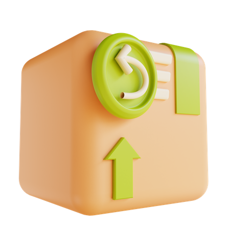 Return Box  3D Icon