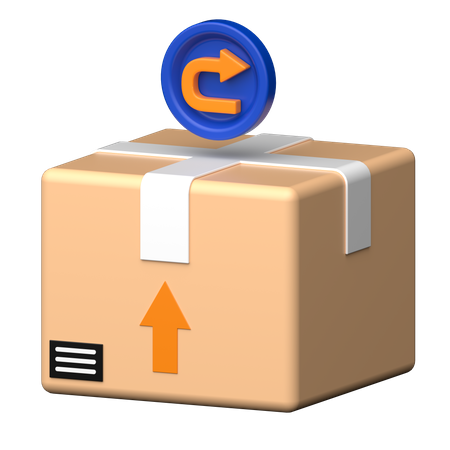 Return Box  3D Icon