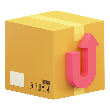 Return Box  3D Illustration