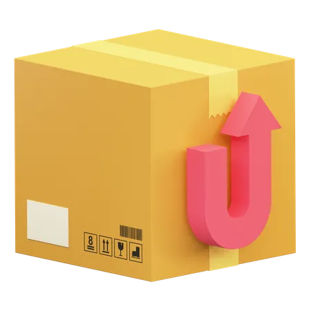 Return Box  3D Illustration