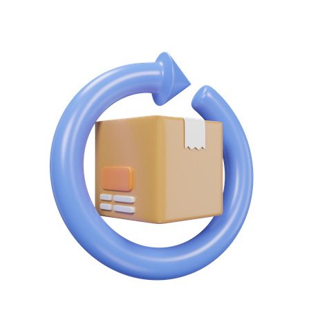 Return box  3D Icon