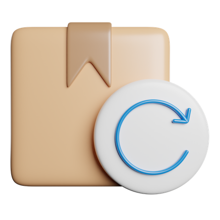 Return Courier  3D Icon