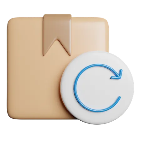 Return Courier  3D Icon