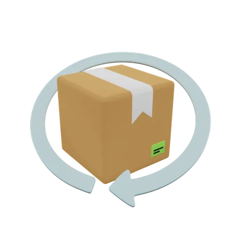 Return Delivery  3D Icon