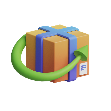 Return Delivery  3D Icon